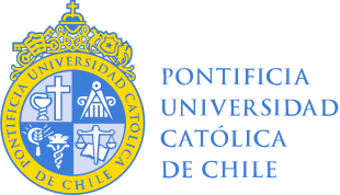 The seal of the Pontificia Universidad Catolica De Chile sits above the schools name